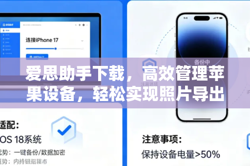 爱思助手下载，高效管理苹果设备，轻松实现照片导出全攻略
